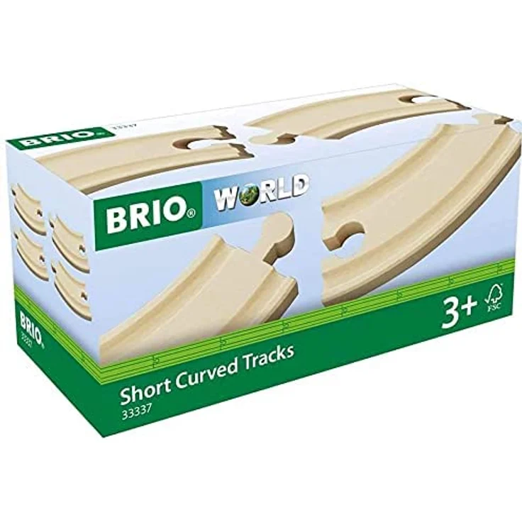 BRIO Bahn 33337 - Kurze gebogene Gleise (E1) – Bild 5