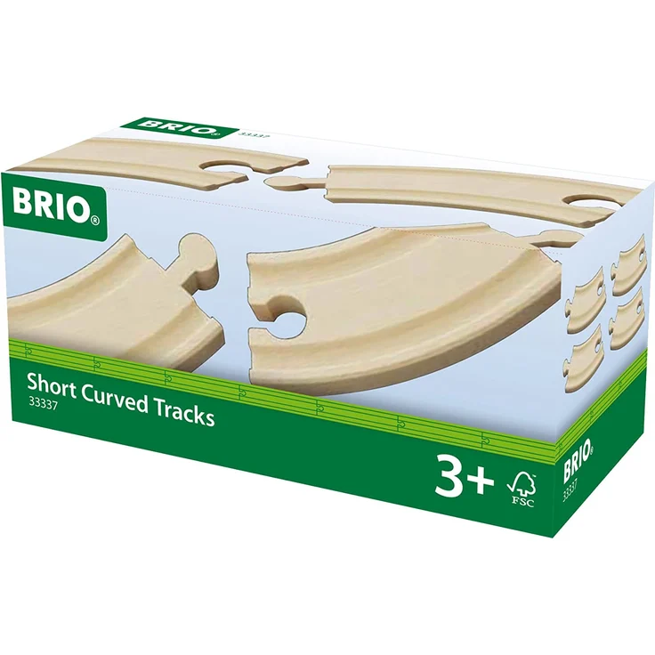 BRIO Bahn 33337 - Kurze gebogene Gleise (E1) – Bild 4
