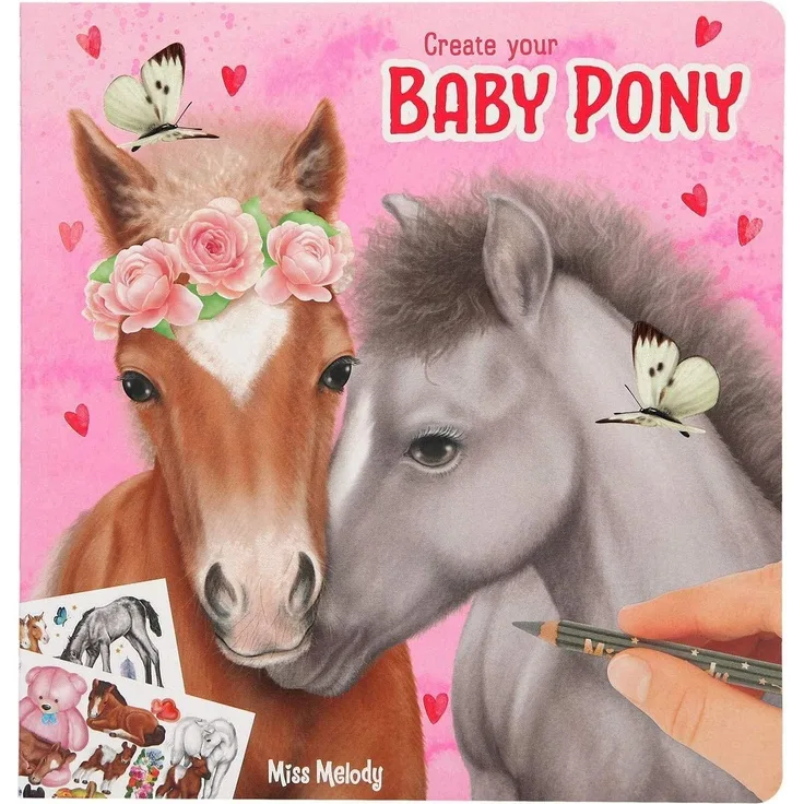 Miss Melody Malbuch Create your Baby Pony || Depesche 10466