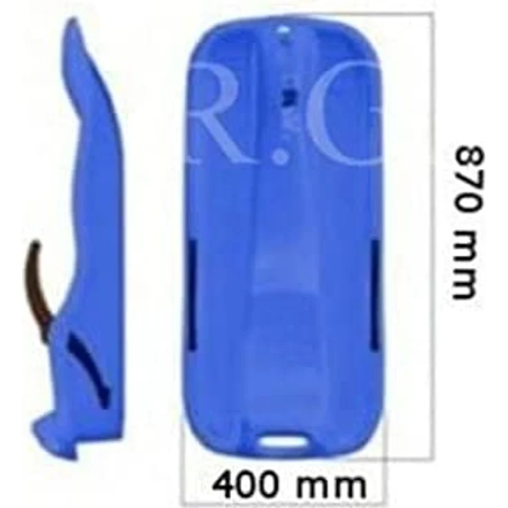 Neustanlo Bob Schlitten Rodel Schneegleiter Bremsen Rodel Kunststoff Zugseil 3 Farben (Blau) – Bild 5