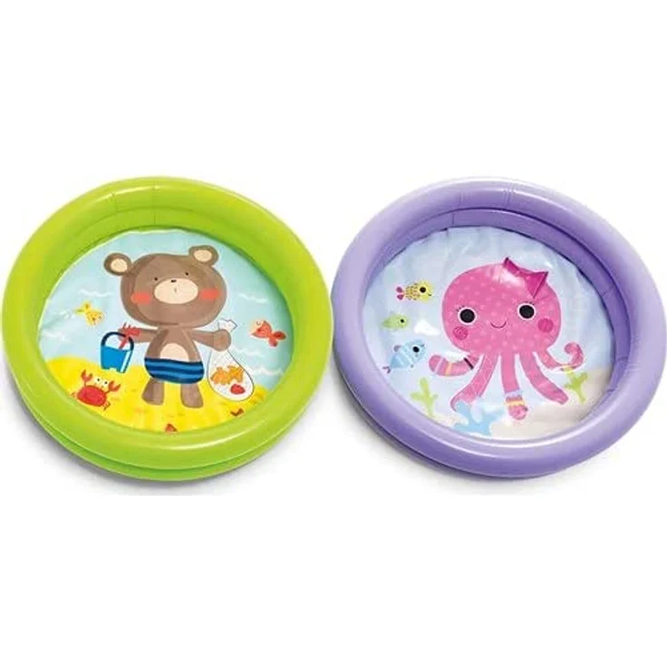 Intex BabyPool 2-Ring ''My First Pool'', Wasserbedarf ca 17l, 1-3 Jahre, 2 fach sort, 61x15cm - 1x Stück, zufällige Auswahl – Bild 3