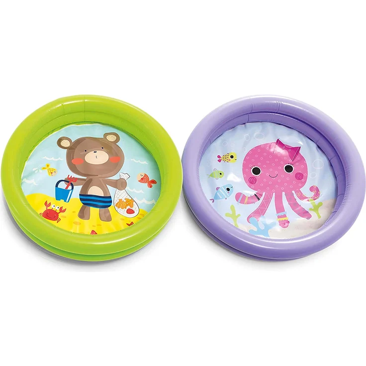 Intex BabyPool 2-Ring ''My First Pool'', Wasserbedarf ca 17l, 1-3 Jahre, 2 fach sort, 61x15cm - 1x Stück, zufällige Auswahl – Bild 2