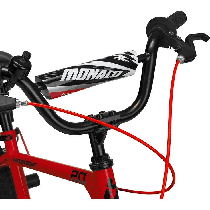 Bergsteiger Jugendfahrrad Monaco, 1 Gang, 20 Zoll, RH 31 cm, rot – Bild 8