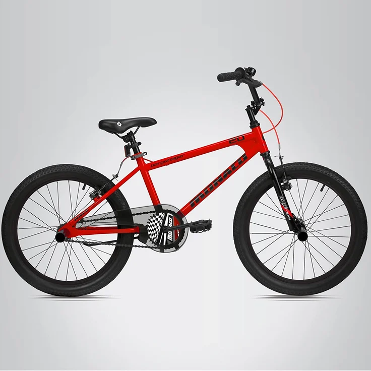 Bergsteiger Jugendfahrrad Monaco, 1 Gang, 20 Zoll, RH 31 cm, rot – Bild 3
