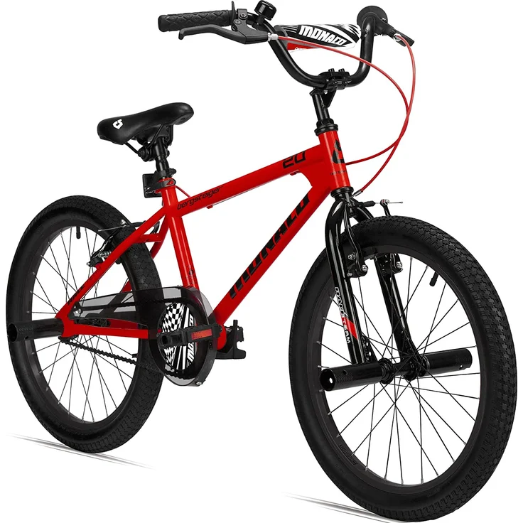 Bergsteiger Jugendfahrrad Monaco, 1 Gang, 20 Zoll, RH 31 cm, rot – Bild 1