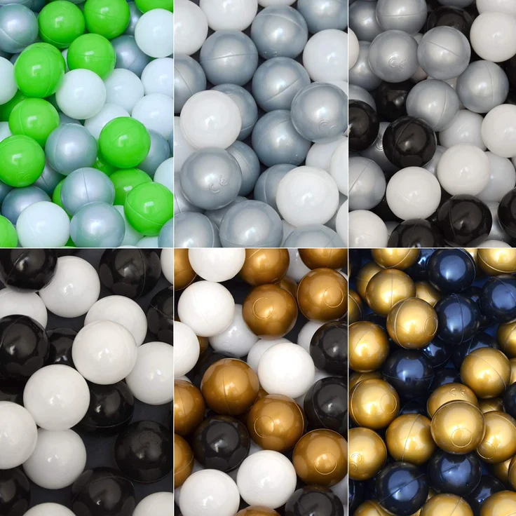 50 Bälle für Bällebad 5,5cm Babybälle Plastikbälle Baby Spielbälle Grün – Bild 8