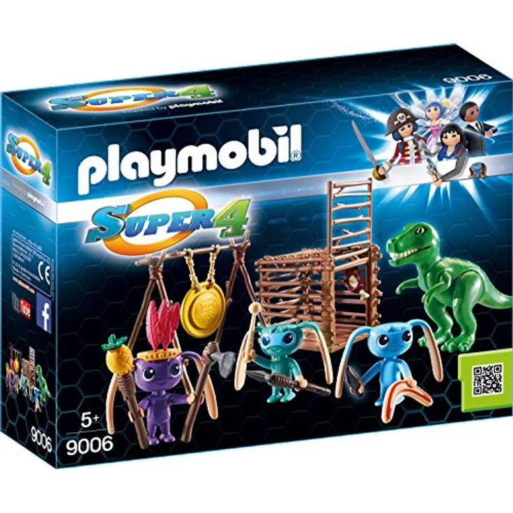 Playmobil 9006 - Alien-Krieger mit T-Rex-Falle