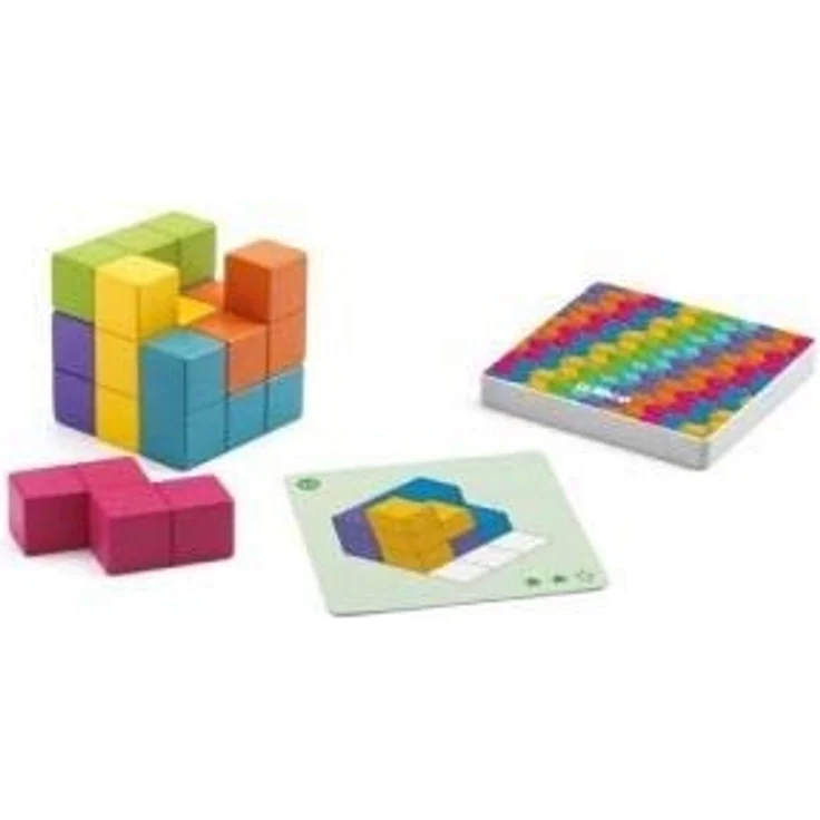 DJECO-Spiel Cubissimo, Mehrfarbig, 15 Stück – Bild 2