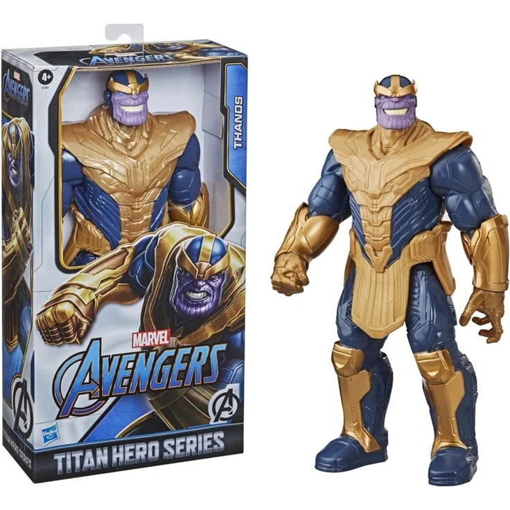 Marvel Avengers Titan Hero Se Marvel Avengers Titan Hero Serie Blast Gear Deluxe Thanos Action-Figur, 30 cm großes Spielzeug, in – Bild 3