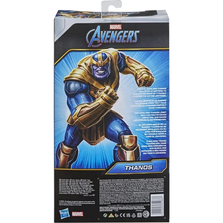 Marvel Avengers Titan Hero Se Marvel Avengers Titan Hero Serie Blast Gear Deluxe Thanos Action-Figur, 30 cm großes Spielzeug, in – Bild 4