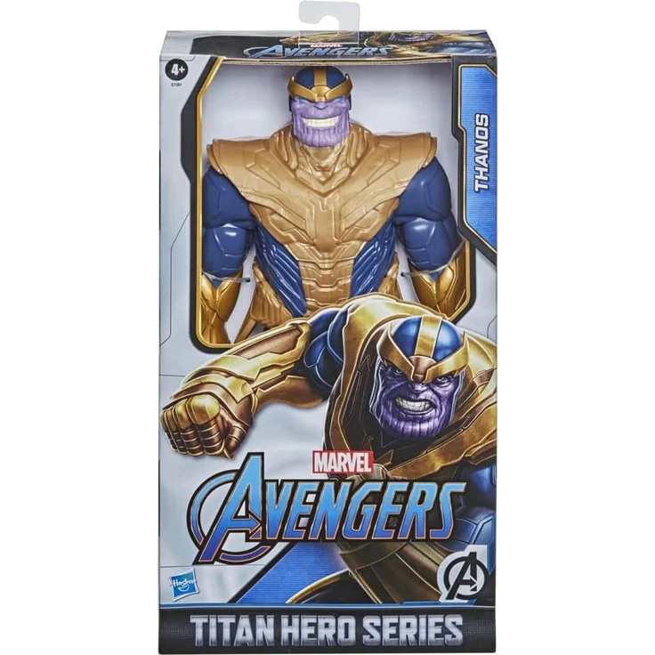 Marvel Avengers Titan Hero Se Marvel Avengers Titan Hero Serie Blast Gear Deluxe Thanos Action-Figur, 30 cm großes Spielzeug, in – Bild 2
