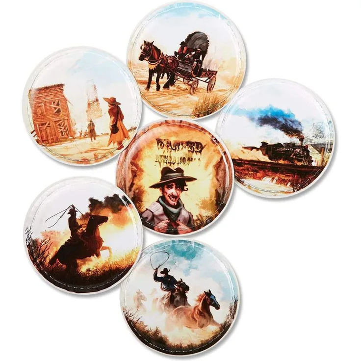 ergobag Klettie-Set (5-tlg. ) MATT Wilder Westen