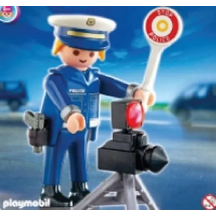 PLAYMOBIL - Polizist mit Radargerät 4902