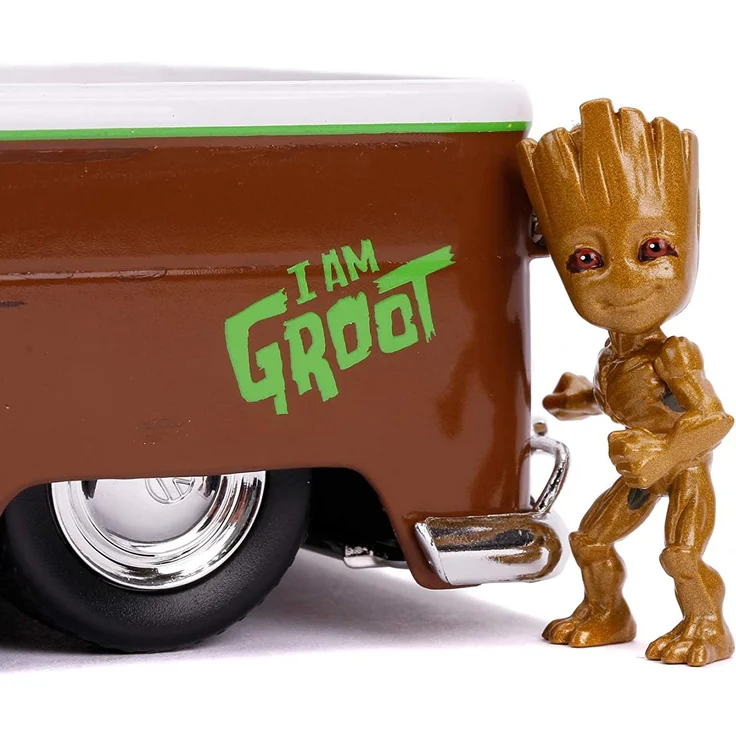 Jada 253225013 Marvel Groot 1963 Bus Pickup 1:24 – Bild 2