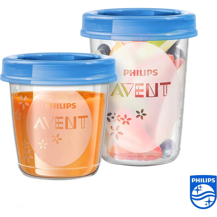 Philips AVENT Nahrungs-Mehrwegbecher 10 x 180ml/10 x 240ml - Preisvergleich – Bild 2