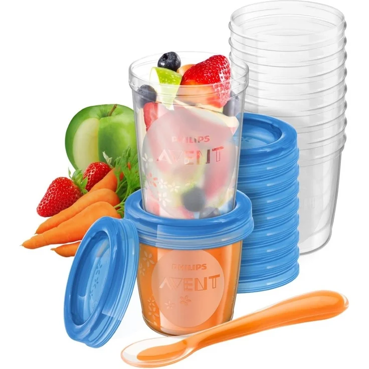Philips AVENT Nahrungs-Mehrwegbecher 10 x 180ml/10 x 240ml - Preisvergleich – Bild 1