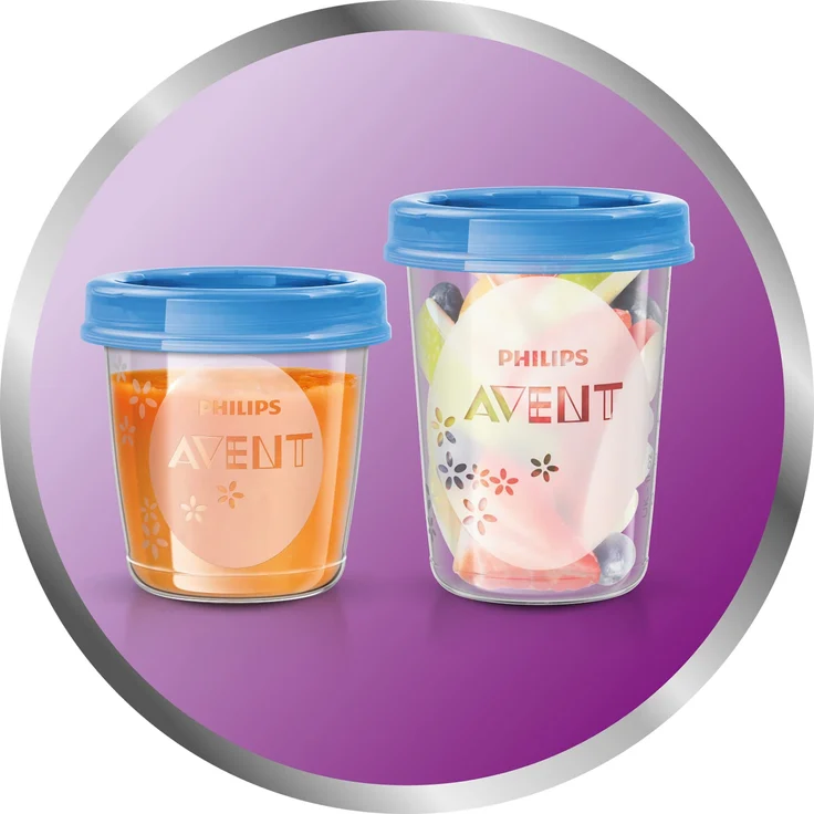 Philips AVENT Nahrungs-Mehrwegbecher 10 x 180ml/10 x 240ml - Preisvergleich – Bild 4