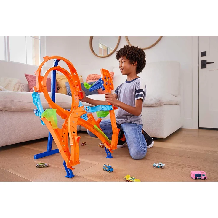 Mattel - Hot Wheels Action Vertikaler 8er-Kurvensprung – Bild 2