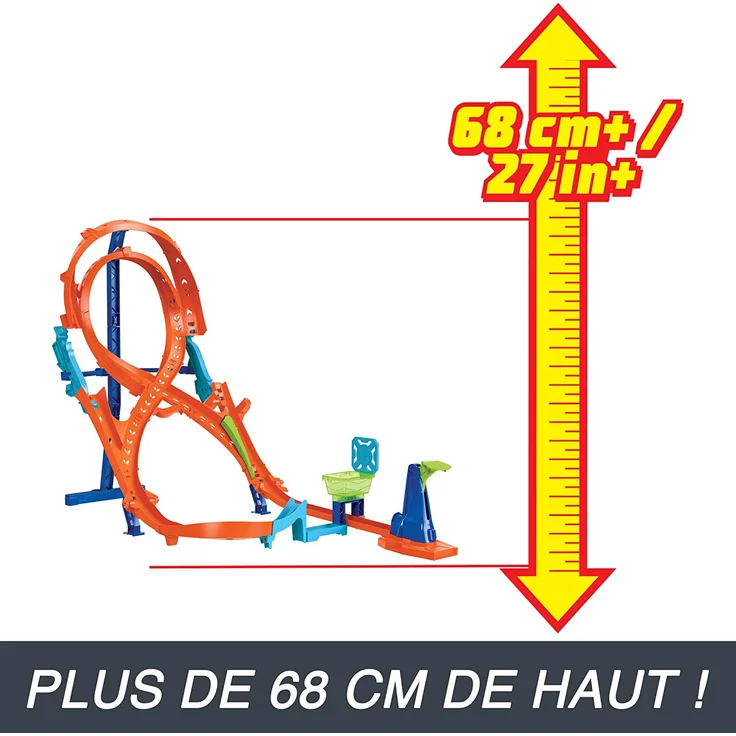 Mattel - Hot Wheels Action Vertikaler 8er-Kurvensprung – Bild 3