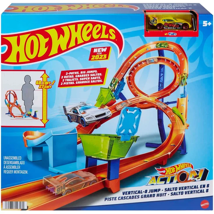 Mattel - Hot Wheels Action Vertikaler 8er-Kurvensprung – Bild 6