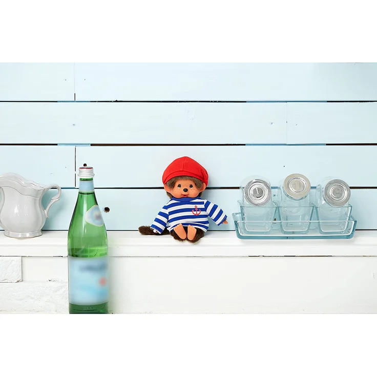 BANDAI – 20073 – Plüsch – Monchhichi Jungen Marin – Bild 3