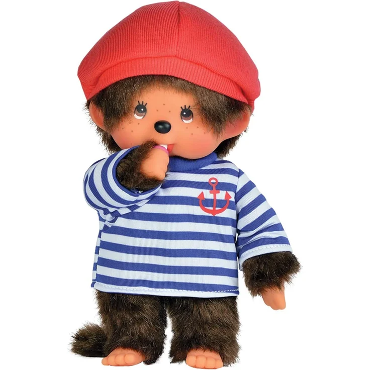 BANDAI – 20073 – Plüsch – Monchhichi Jungen Marin – Bild 2
