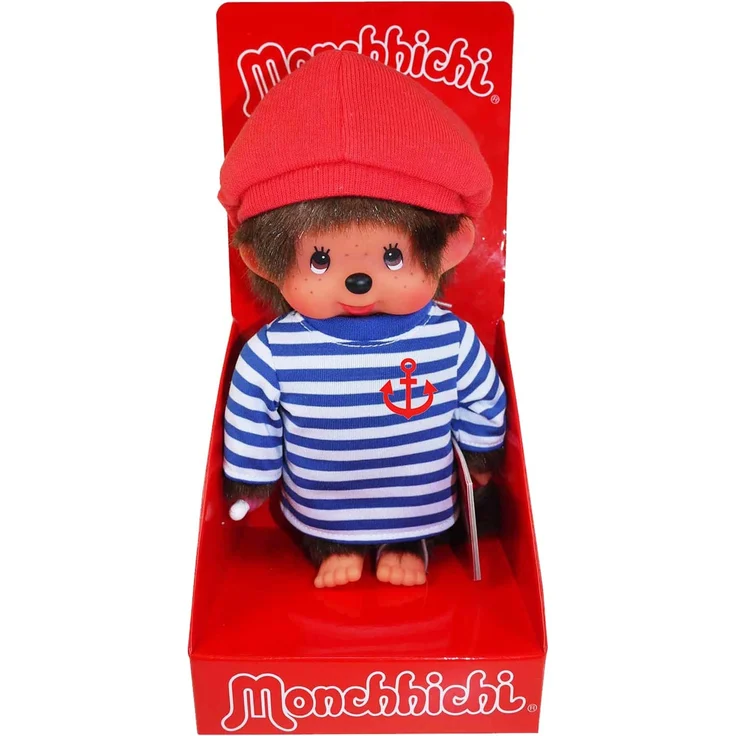 BANDAI – 20073 – Plüsch – Monchhichi Jungen Marin – Bild 5