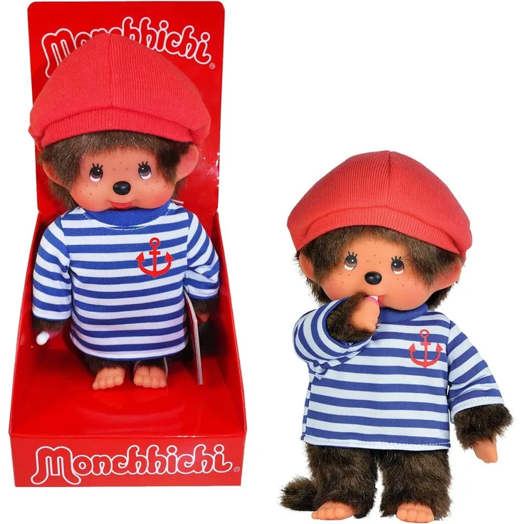 BANDAI – 20073 – Plüsch – Monchhichi Jungen Marin