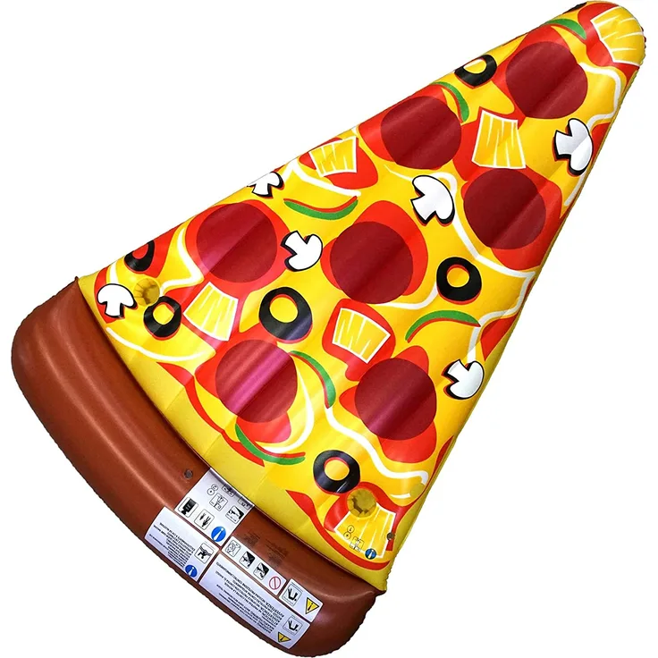 Best Sporting Luftmatratze Pizza I Matratze I Badeinsel I Pool-Partys I Luftmatratze für Strandurlaub und Bade-Abenteuer