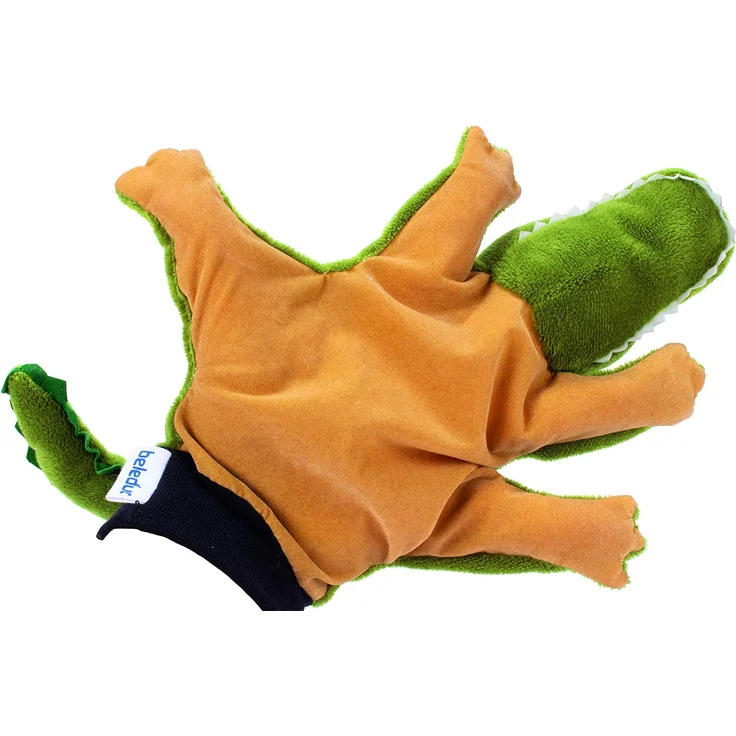 Beleduc 40129 - Handpuppe Krokodil, Bewährt im Kindergarten – Bild 2