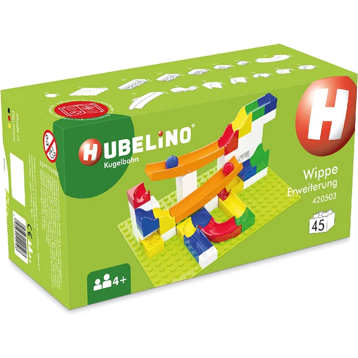 Kugelbahn: 45-teiliges Wippenfüllset