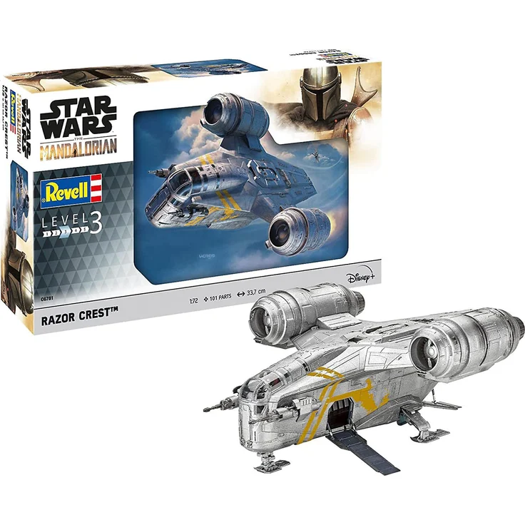 Revell The Mandalorian: The Razor Crest Spaceplane model Montagesatz 1:72 The Mandalorian: The Razor Crest Beide Geschlechter Kunststoff - Preisvergleich – Bild 1