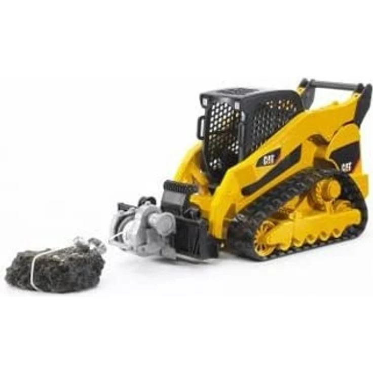 Bruder 02136 - Cat Kompaktkettenlader inklusive Frontadapter – Bild 6