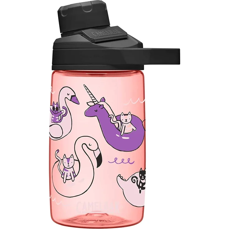 Camelbak Trinkflasche Chute Mag 400 ml , Floatie Cats - Rosa
