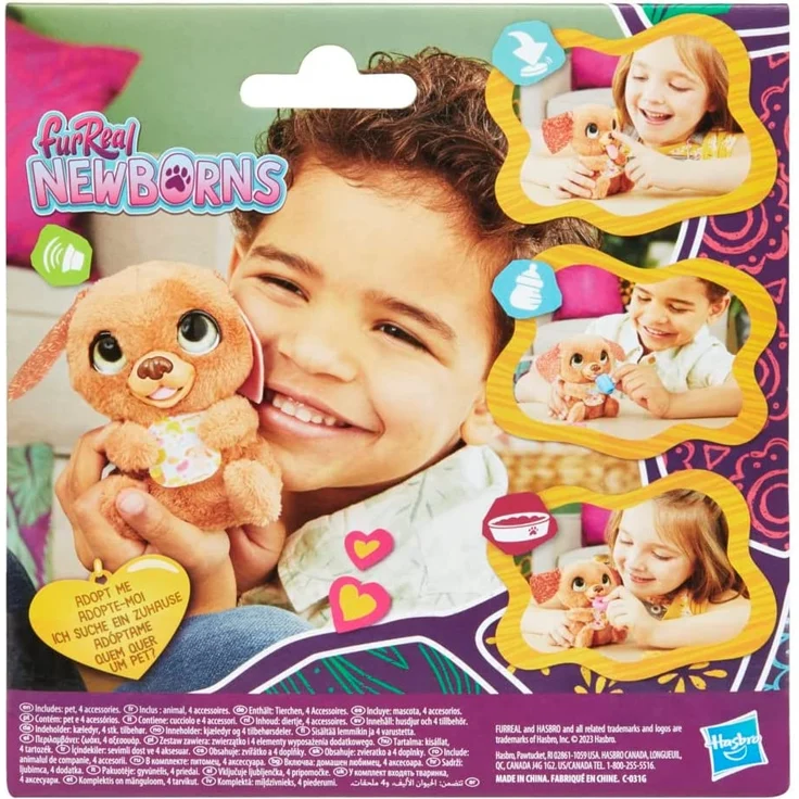 Hasbro furReal Newborns Puppy Animatronic Plush Toy with Sound Effects – Bild 6