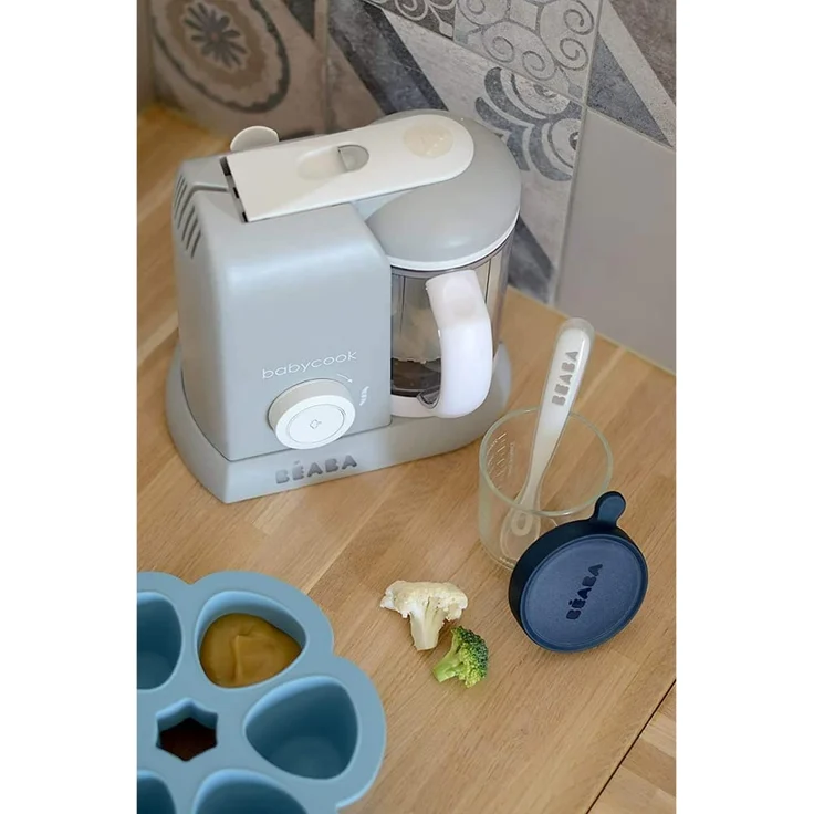 Béaba - Babynahrung Portionsbehälter aus Silikon, 6x150ml, blau – Bild 3