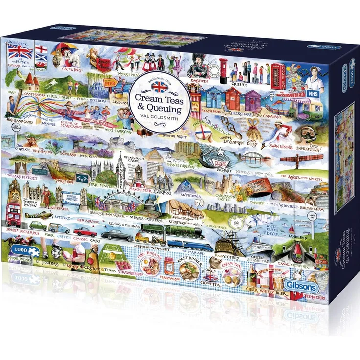 Gibsons Cream Teas & Queuing Puzzle (1000 Teile)