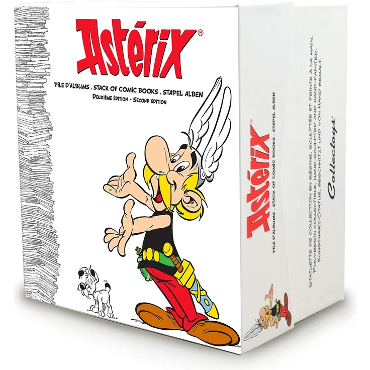 Plastoy SAS PLA00128 Asterix sitzt auf Bücherstapel Neuauflage, Mehrfarbig – Bild 2