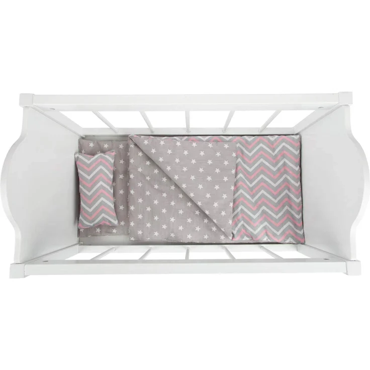 Small Foot puppenbett mit Bettzeug junior 50 x 30 cm Holz weiß - Preisvergleich – Bild 4