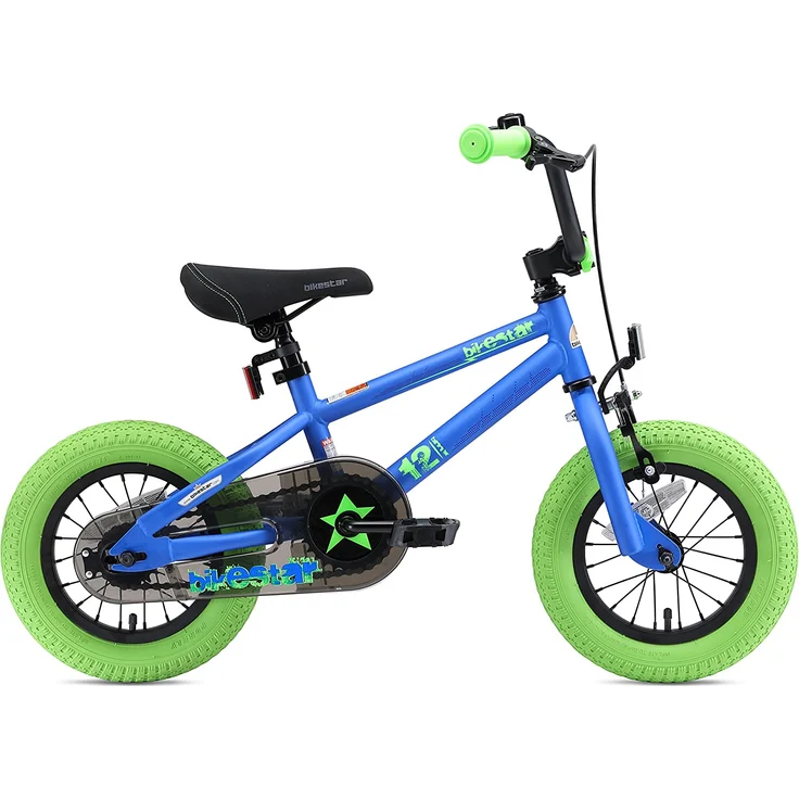 Bikestar BMX Fahrrad 12 Zoll - Blau & Grün – Bild 3
