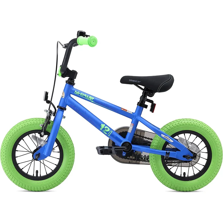 Bikestar BMX Fahrrad 12 Zoll - Blau & Grün – Bild 4