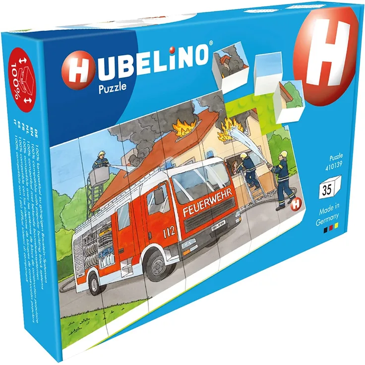Hubelino puzzle Feuerwehr junior 26,5 x 18,2 cm 35 Teile