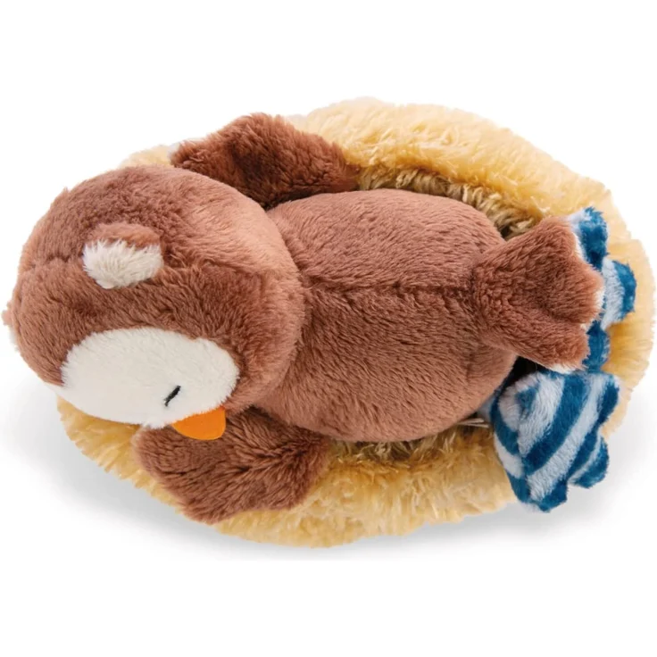 NICI 47876 Eule Oscar 12cm schlafend im Vogel-Nest Plüsch Kuscheltier Owlsons – Bild 3
