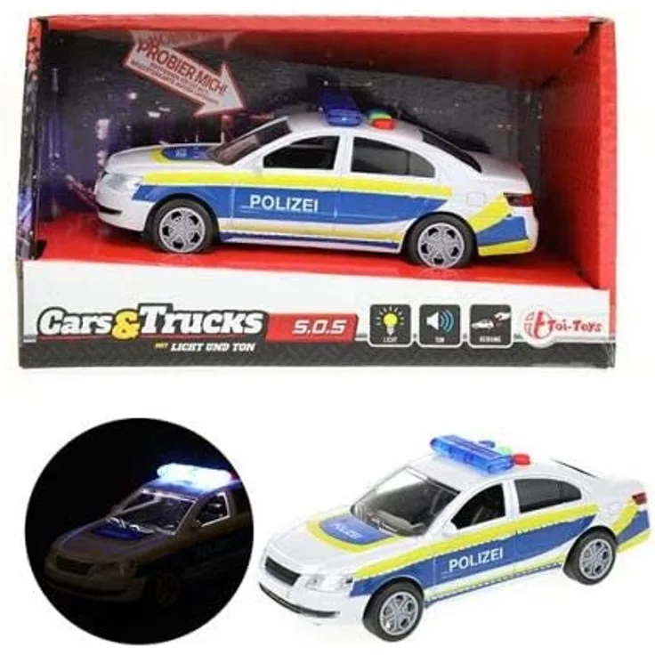 Toi-Toys TOITOYS CARS&TRUCKS Polizeiauto (DE) FriktionL-T