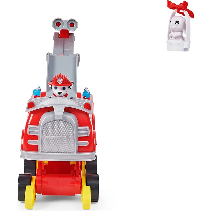 Spin Master Paw Patrol Marshalls Rise and Rescue Convertible Toy Car Toy Vehicle (Red/White Includes Action Figures and Accessories) 6063638 – Bild 7