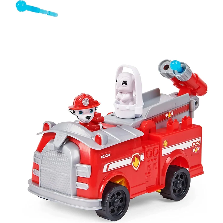 Spin Master Paw Patrol Marshalls Rise and Rescue Convertible Toy Car Toy Vehicle (Red/White Includes Action Figures and Accessories) 6063638 – Bild 3