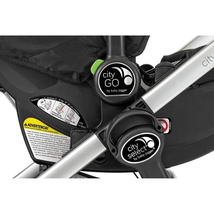 Baby Jogger Autositzadapter (City Mini/City Mini GT, City Elite und Summit X3 Einzelwagen) für Baby Jogger City GO i-Size und Graco SnugRide Babyschalen
