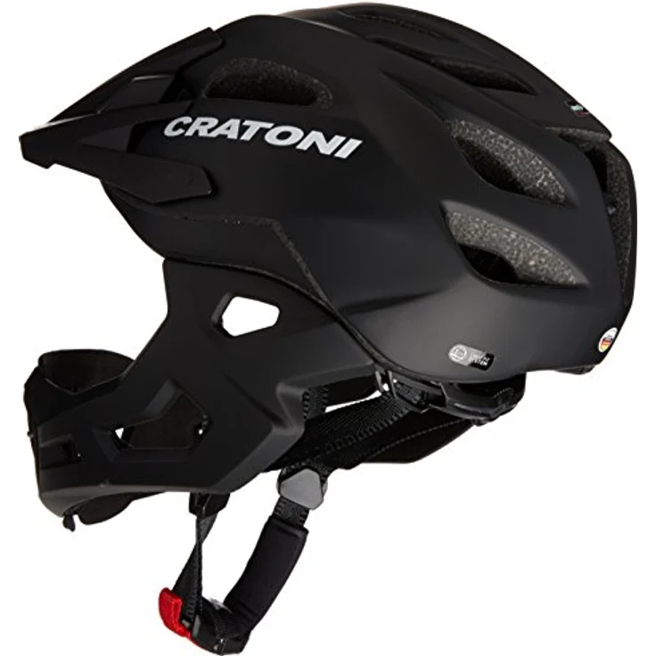 Cratoni Helm C-Maniac Freeride Gr. M/L 54-58cm schwarz matt – Bild 2