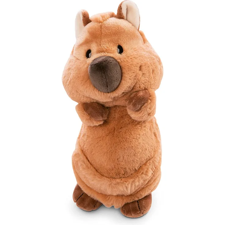 NICI Kuscheltier Quokka-Mola 30cm – Nachhaltiges Plüschtier für Mädchen, Jungen & Babys – Flauschiges Stofftier zum Kuscheln & Spielen – Schmusetier der Wild Friends GO Green Kollektion