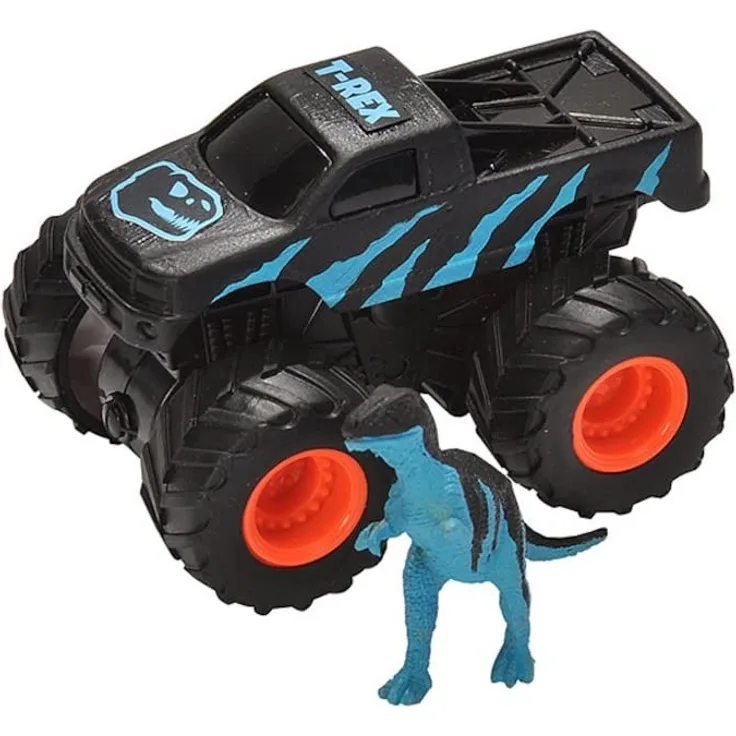 Spielset Truck und T-rex junior schwarz/blau 2-teilig